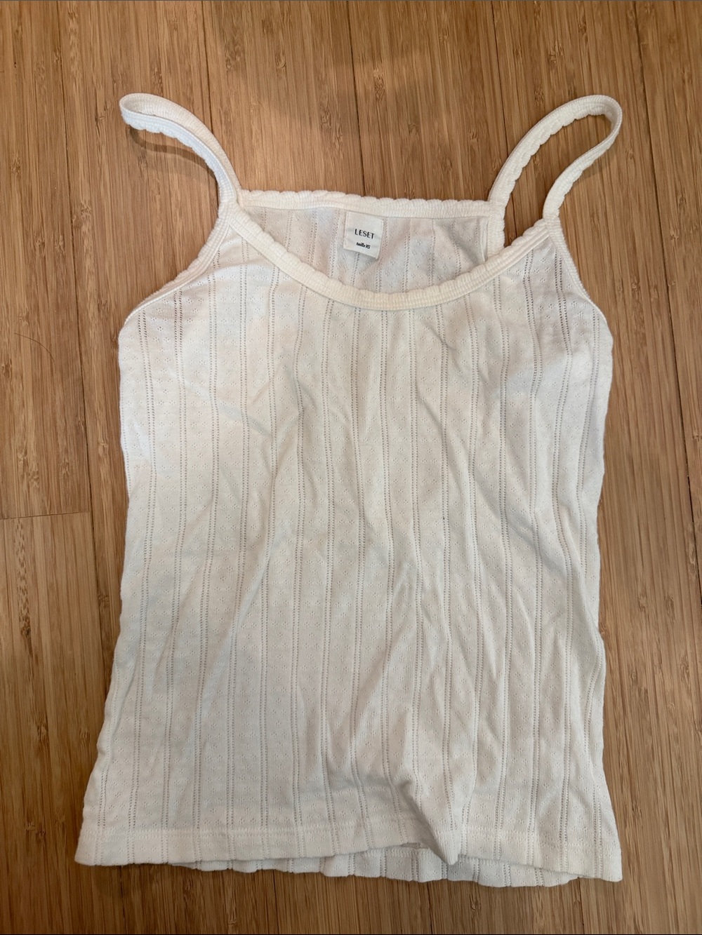 LESET pointelle tank